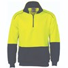 DNC FLEECY  SWEAT 12 ZIP HI VIS