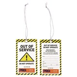 TAG  OUT OF SERVICE PACK OF 100